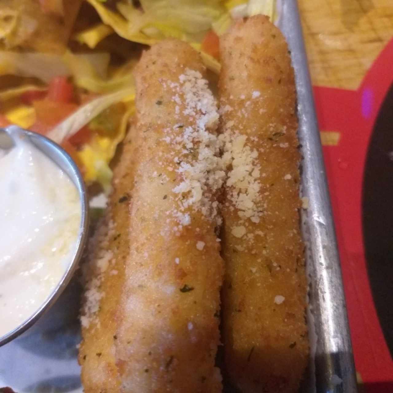 deditos de mozarella