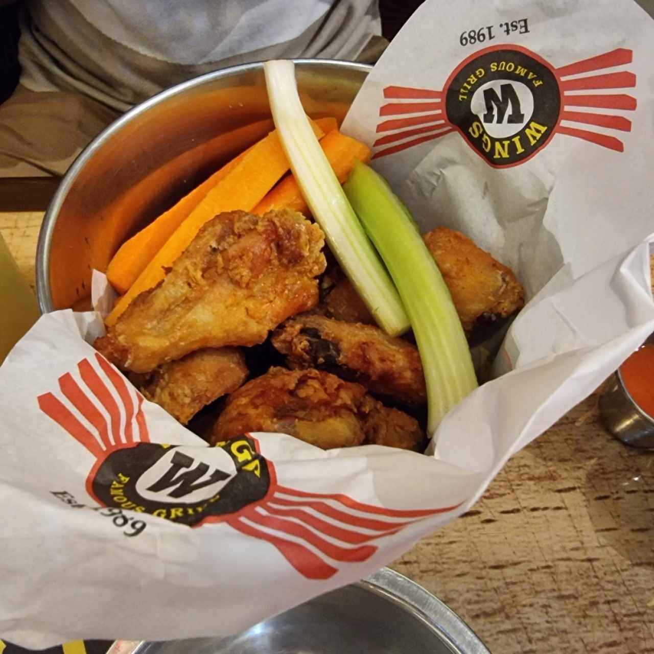 Menú - 15 Wings