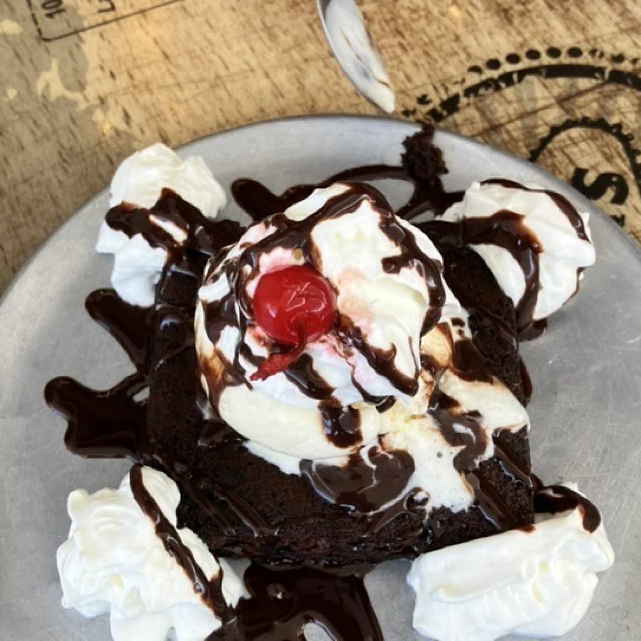 Brownie con Helado