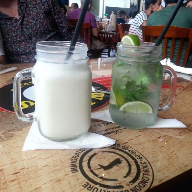 Piña colada y mojito