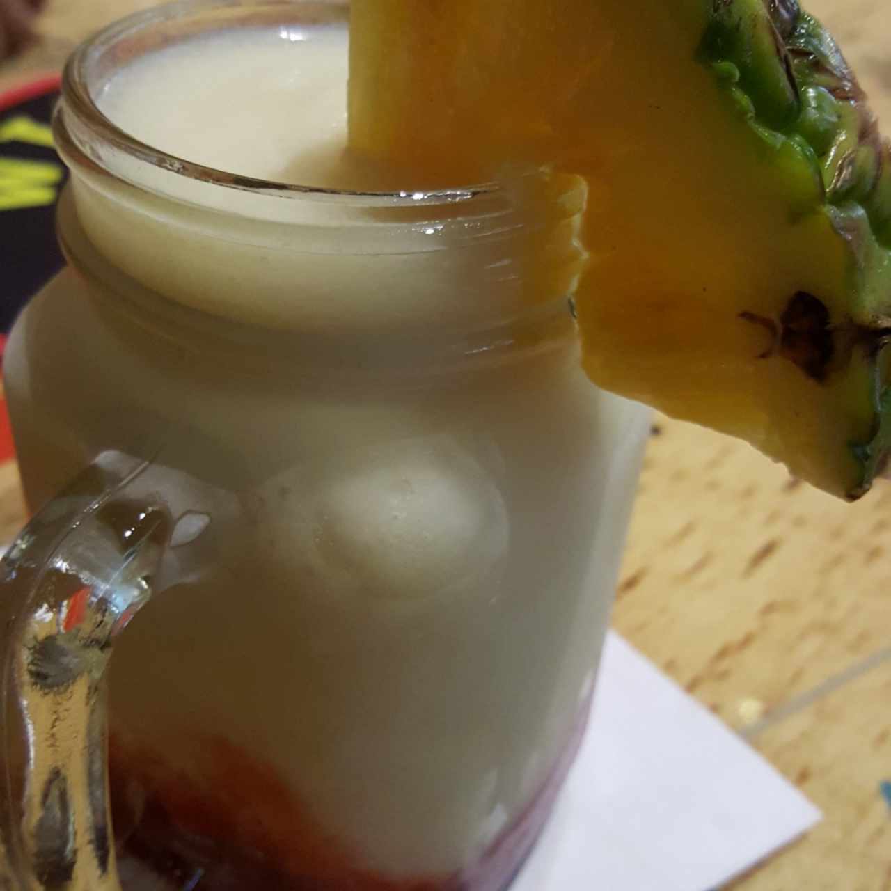 Piña colada con fresa