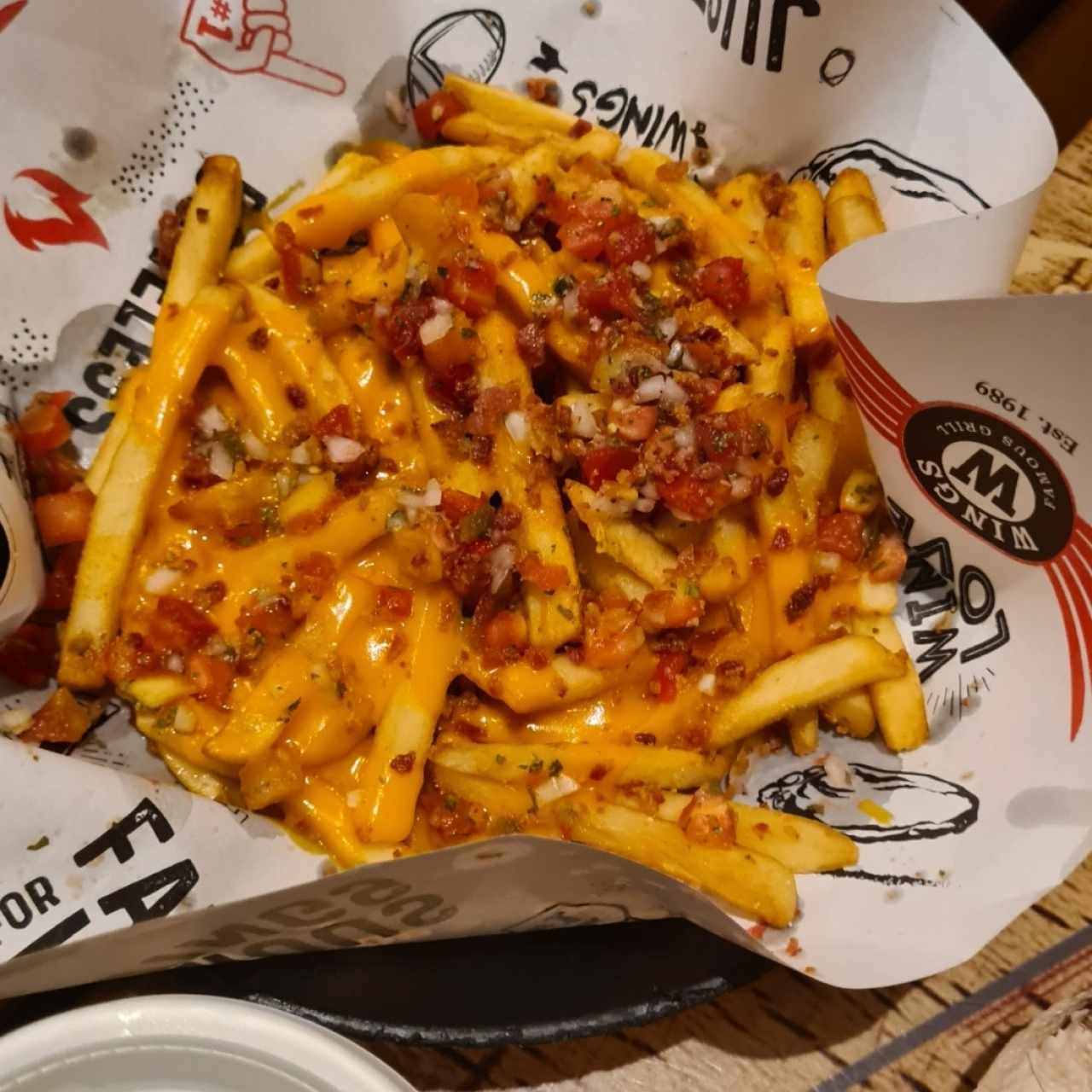 Loaded Cheese and Bacon Fries