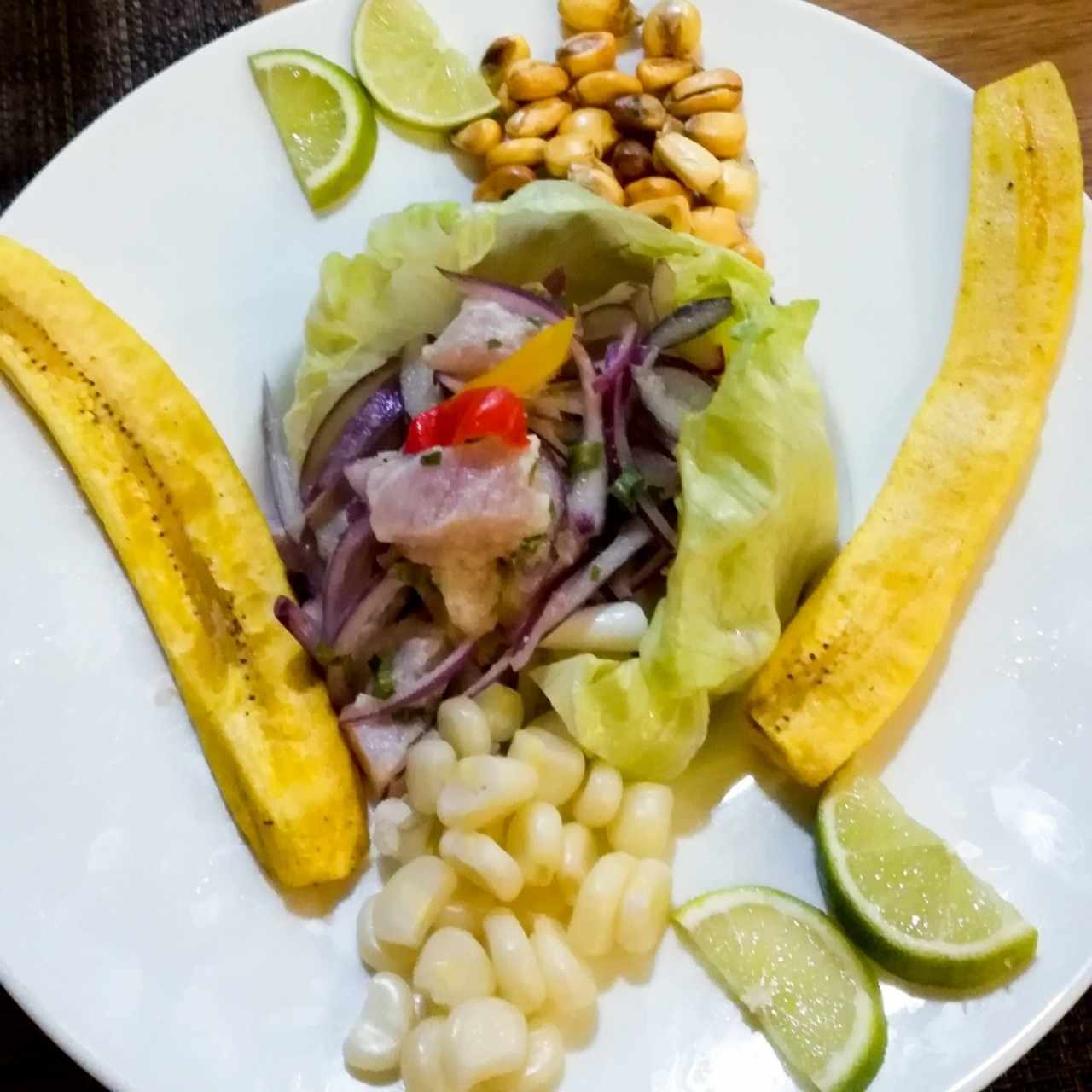 Ceviche de corvina