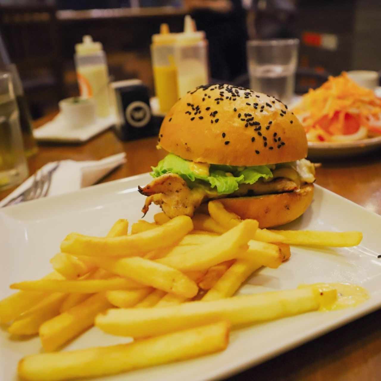 Hamburguesa de Polloal Grill