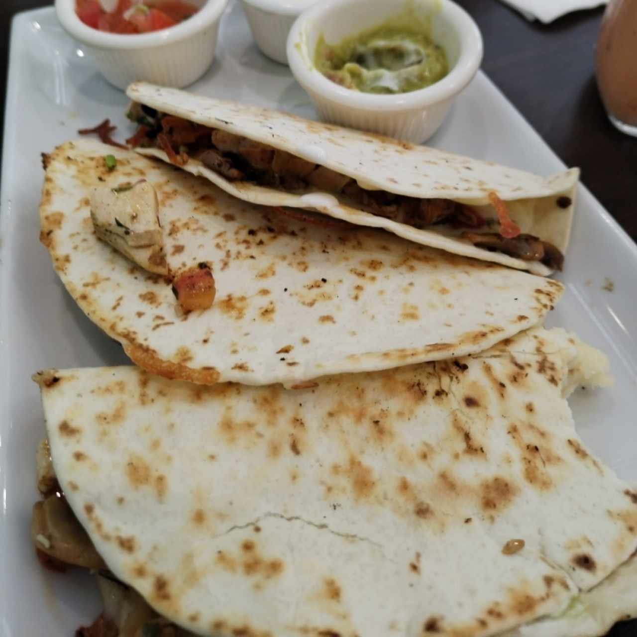 Quesadillas de Pollo y Hongos