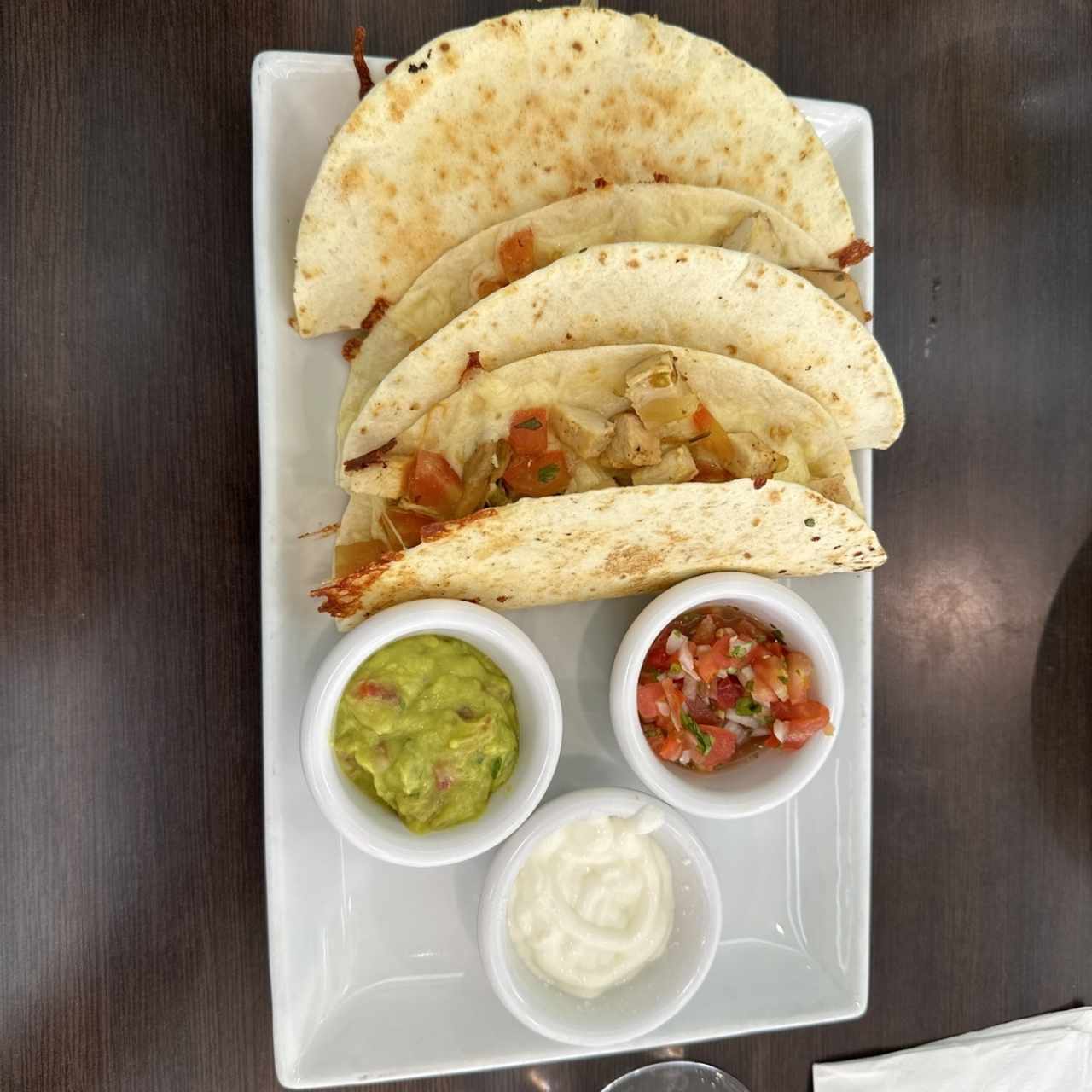 Quesadillas de Pollo y Hongos