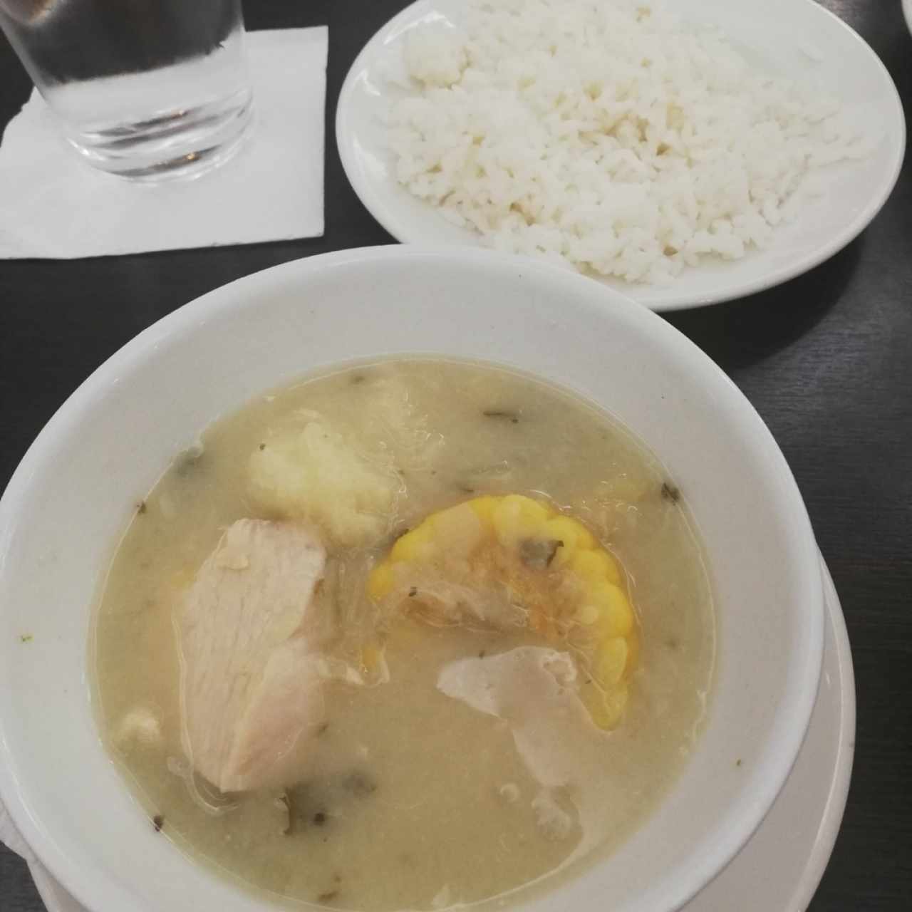 sancocho y arroz