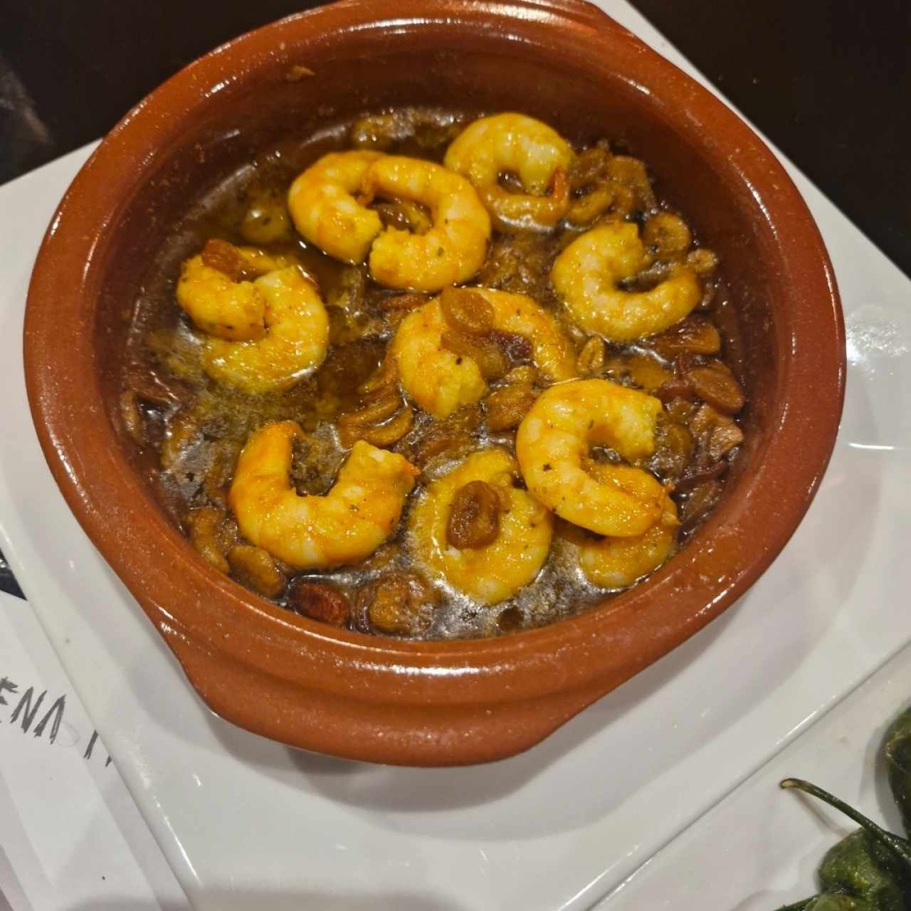 camarones al ajillo