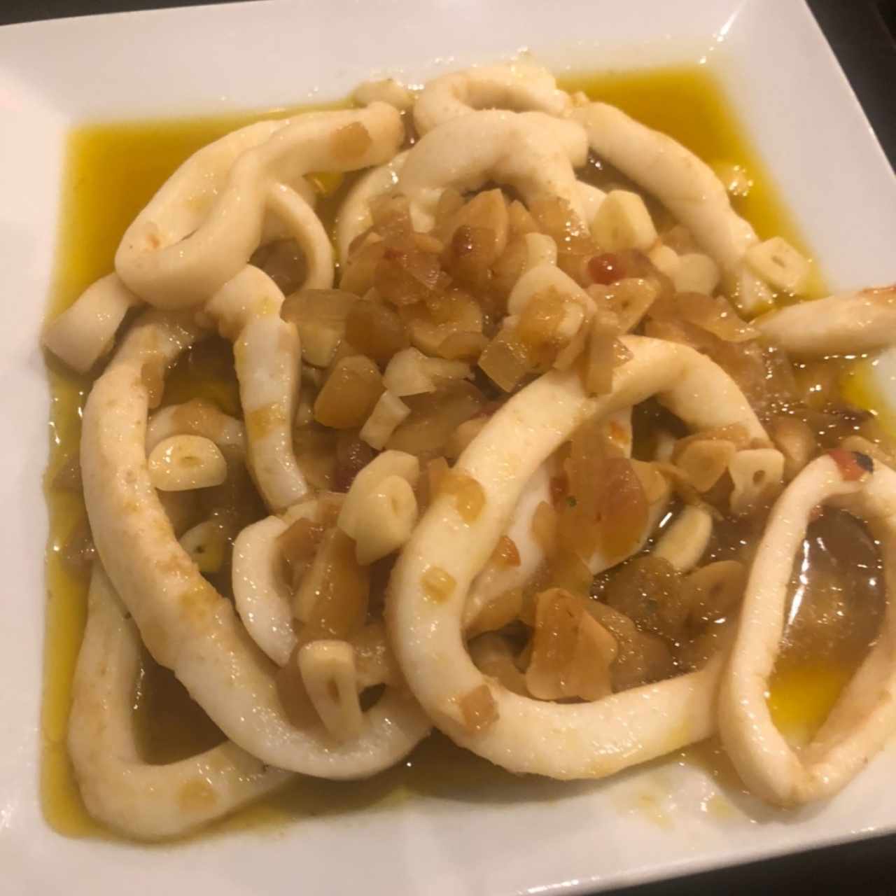 Calamares al ajillo