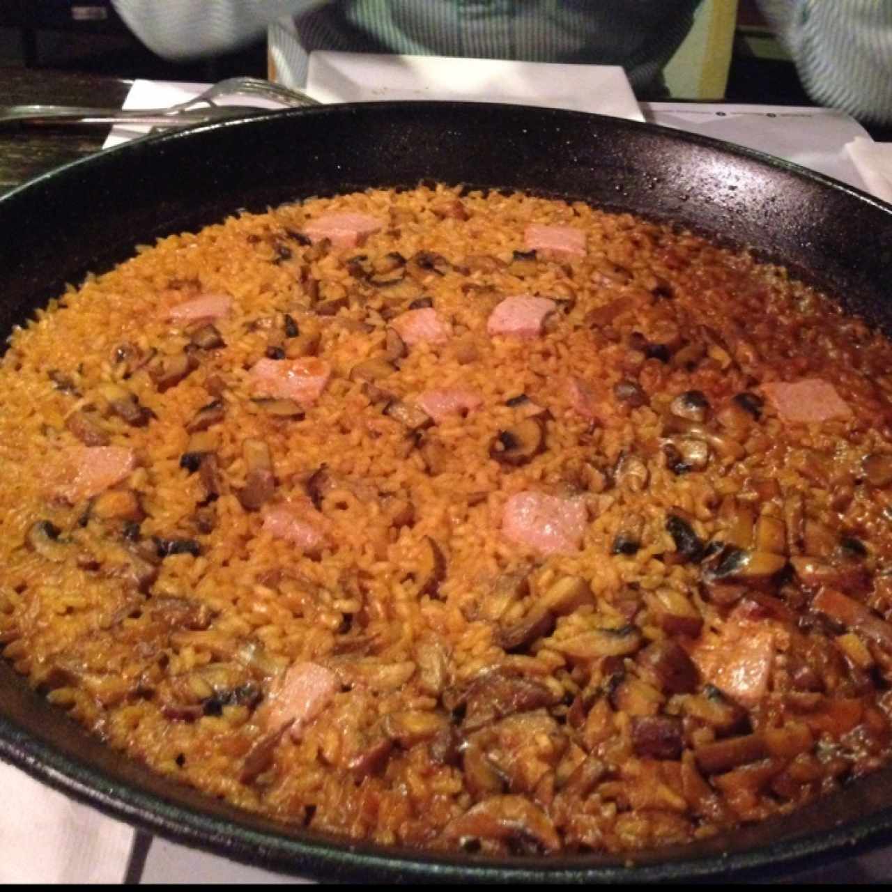 Paella de Foie y Setas (por encargo) 