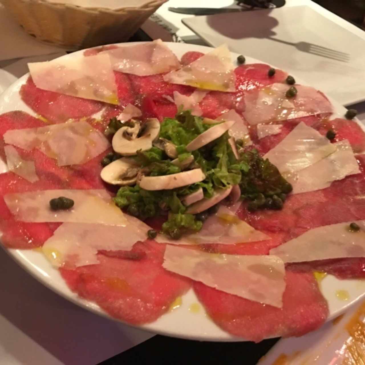 Carpaccio de res ♥️♥️