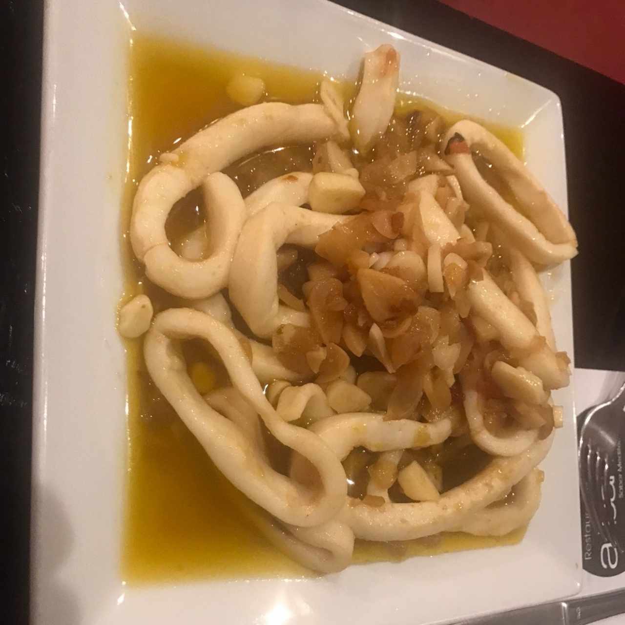 Calamares al ajillo