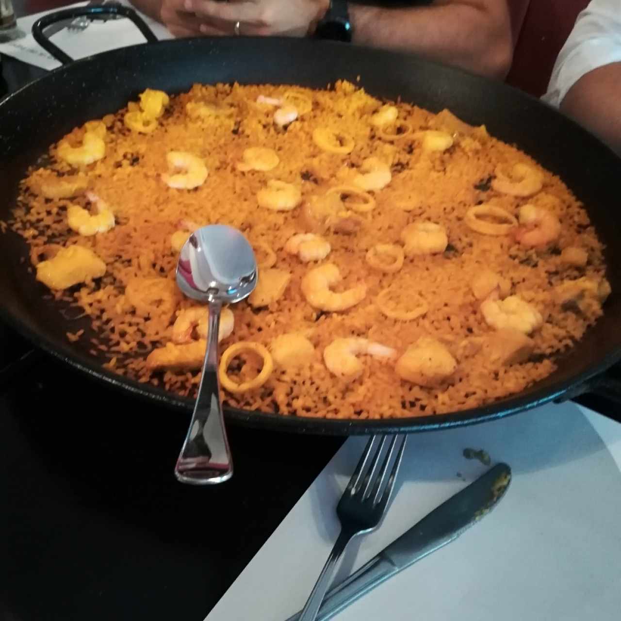 Paella mar y tierra