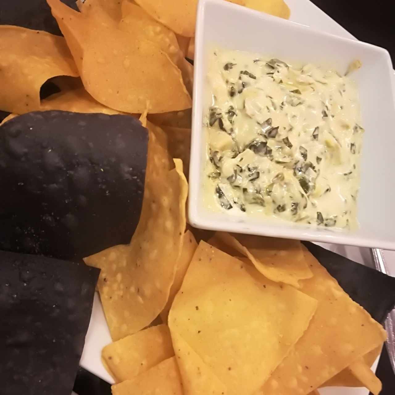 Entradas - Spinach artichoke dip