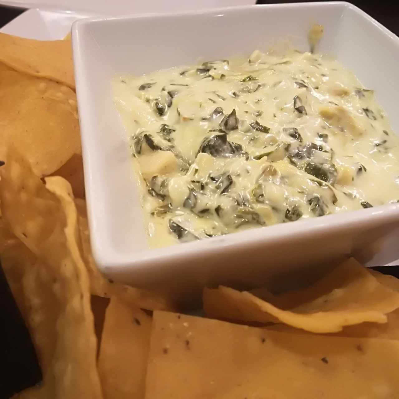 Entradas - Spinach artichoke dip