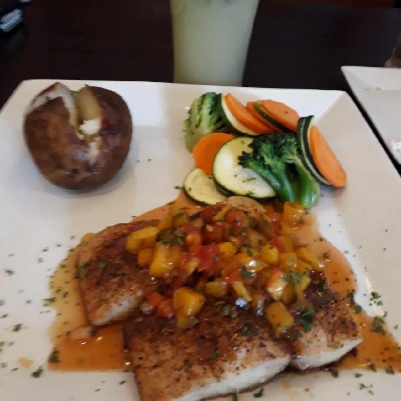 Mango fish muy bueno