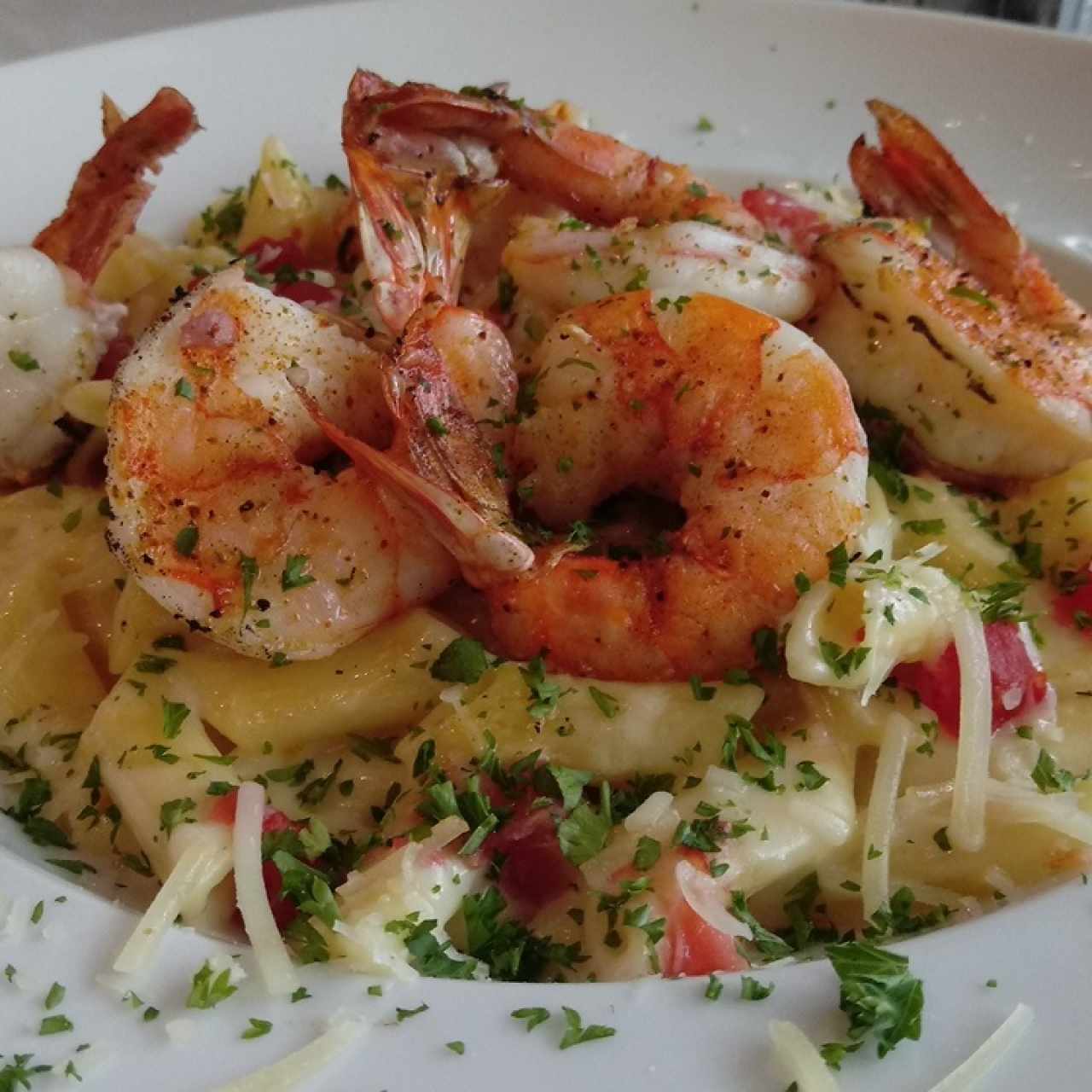 Shrimp pasta 