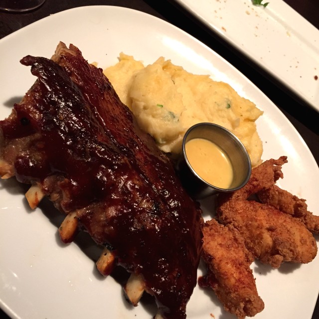 Ribs & chicken tenders 