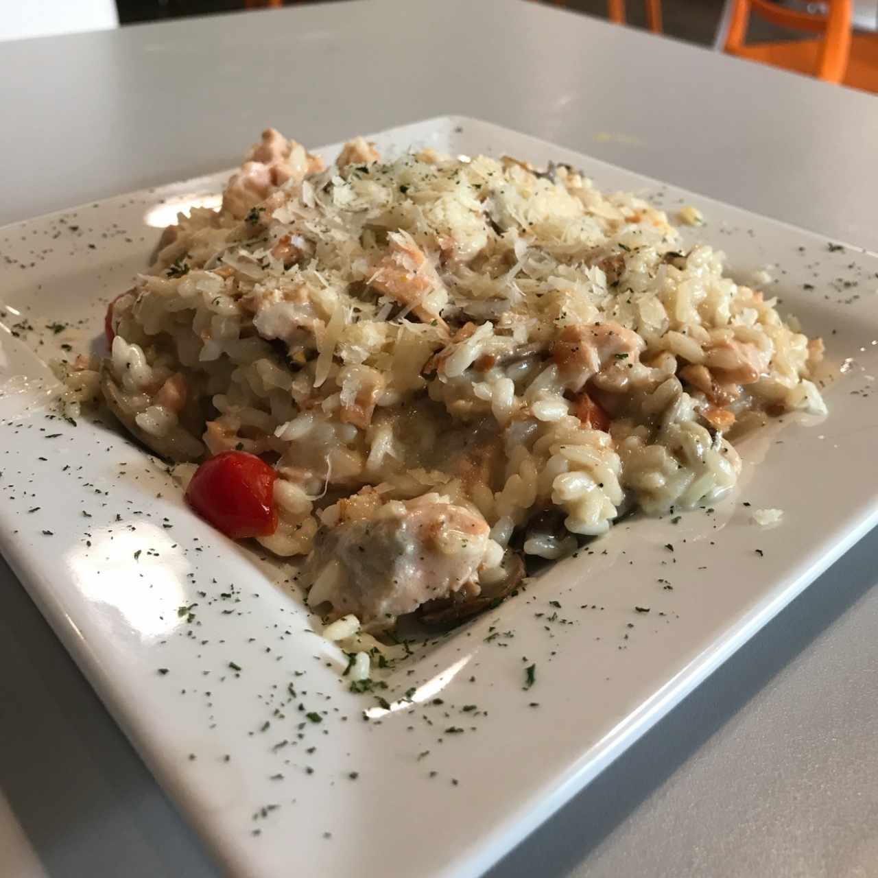 Risotto de Salmón