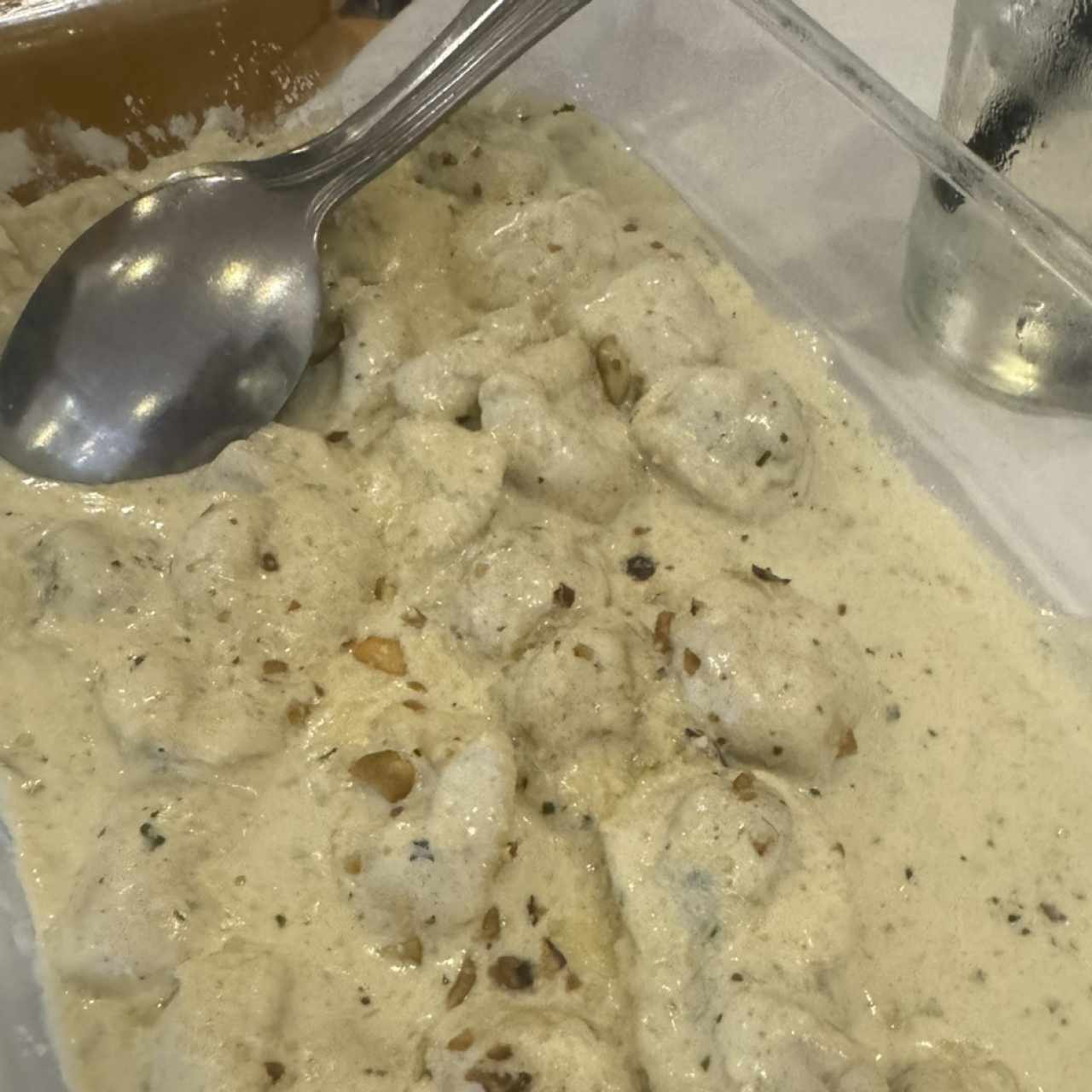 Tortellini Rellenos de Ternera al Pistacho