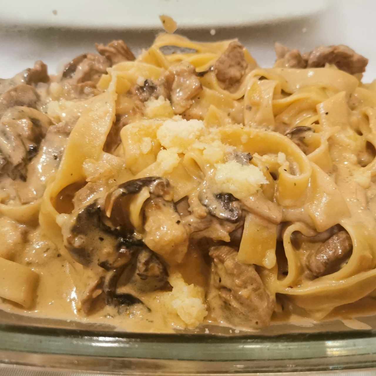 Fetuccini stroganoff 