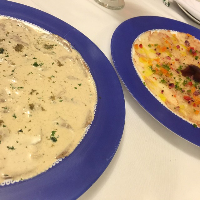 Vitel Tone y Carpaccio de Langosta