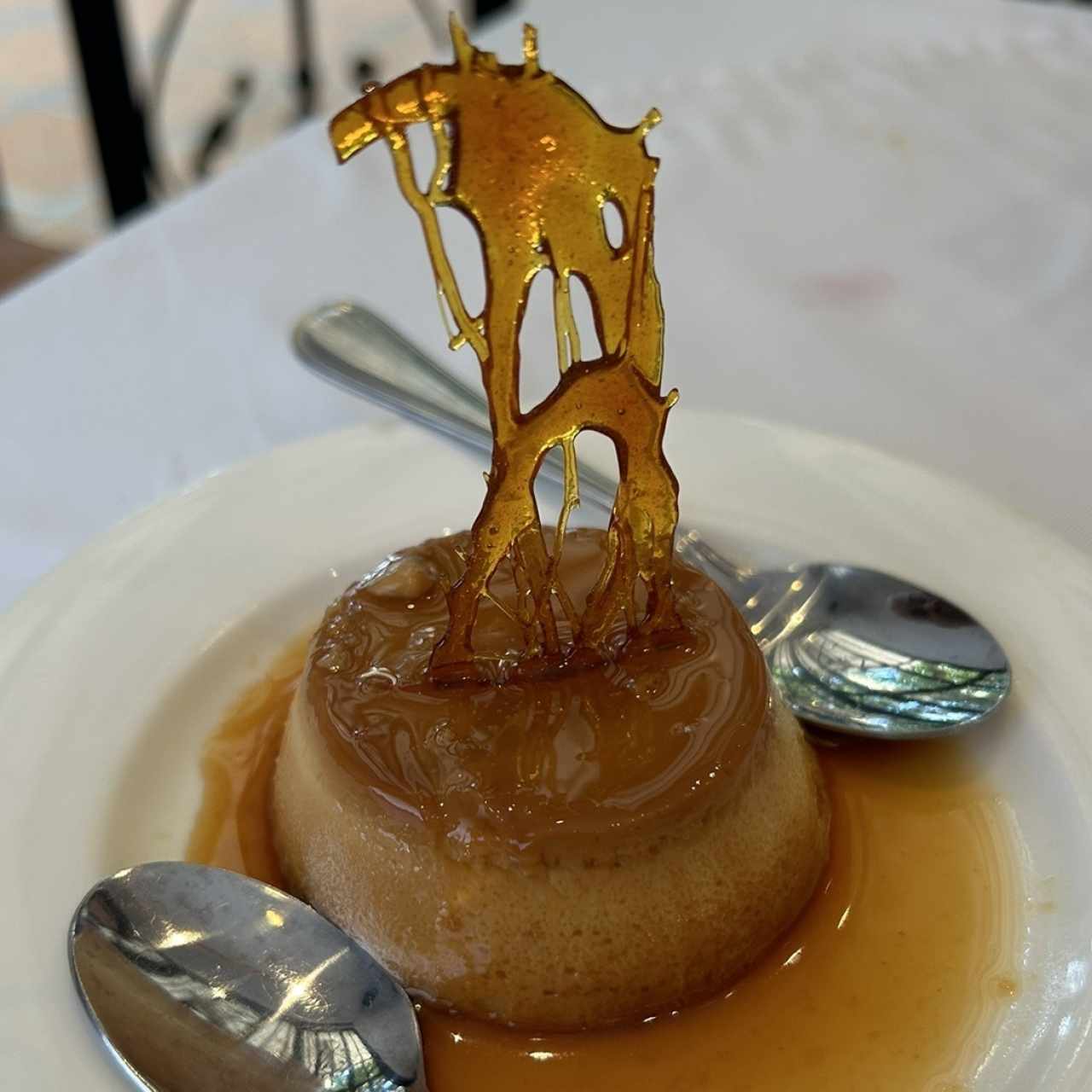 Flan de la casa