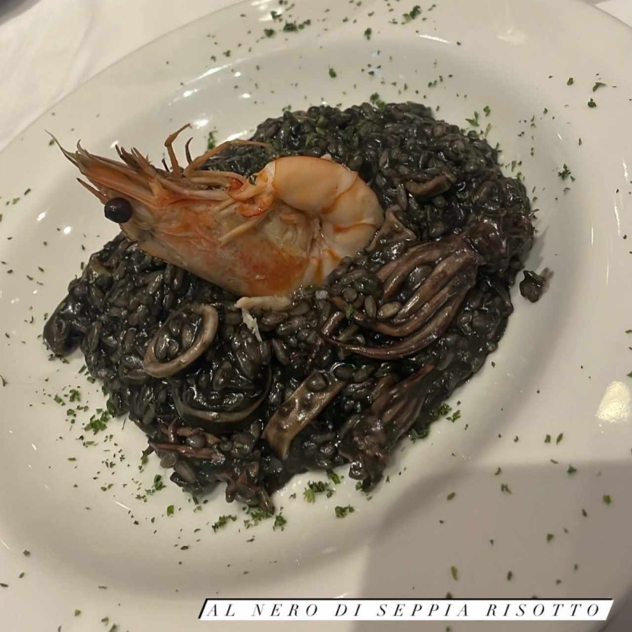 Al Nero di Seppia Risotto 