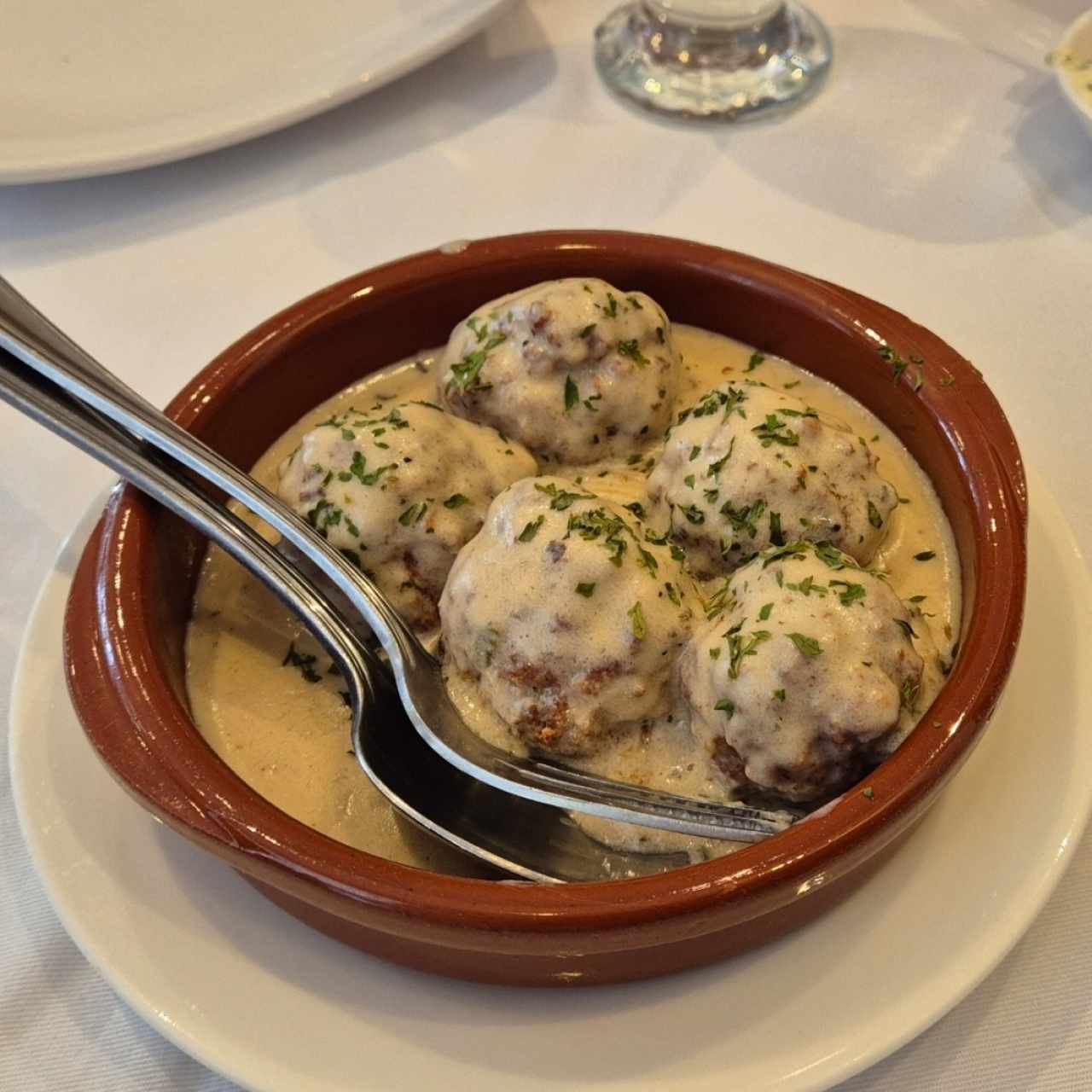 Albóndigas de Ternera a la Crema