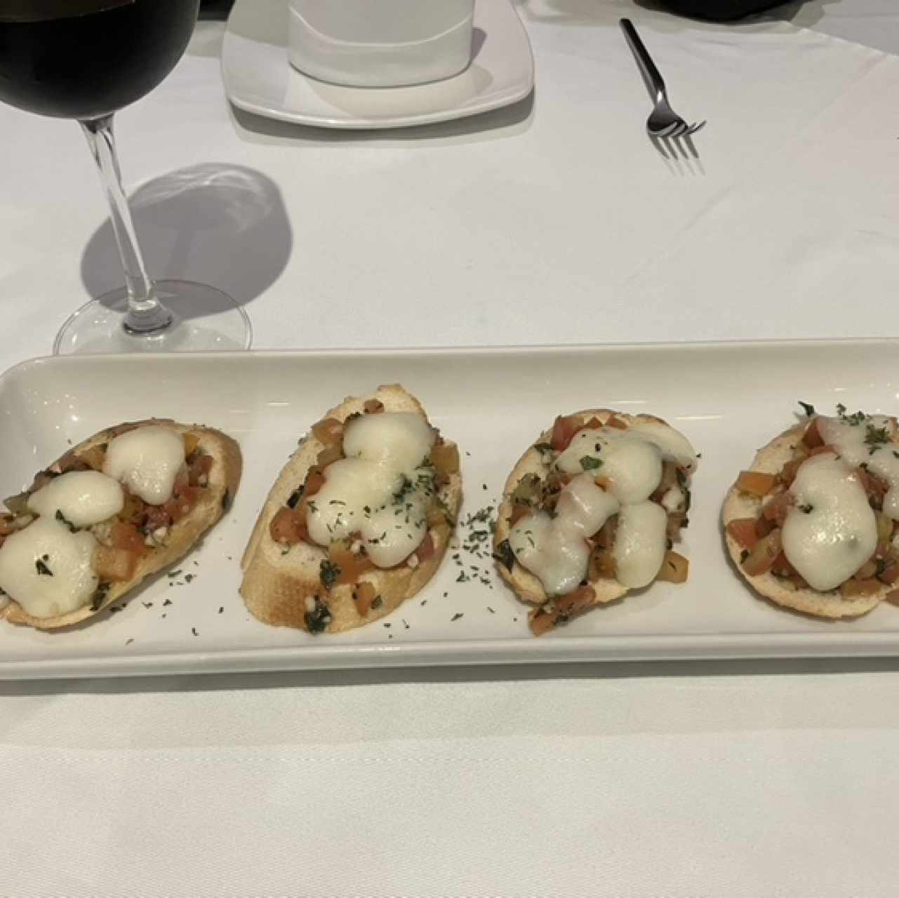 Bruschetta de Tomate y Mozarella