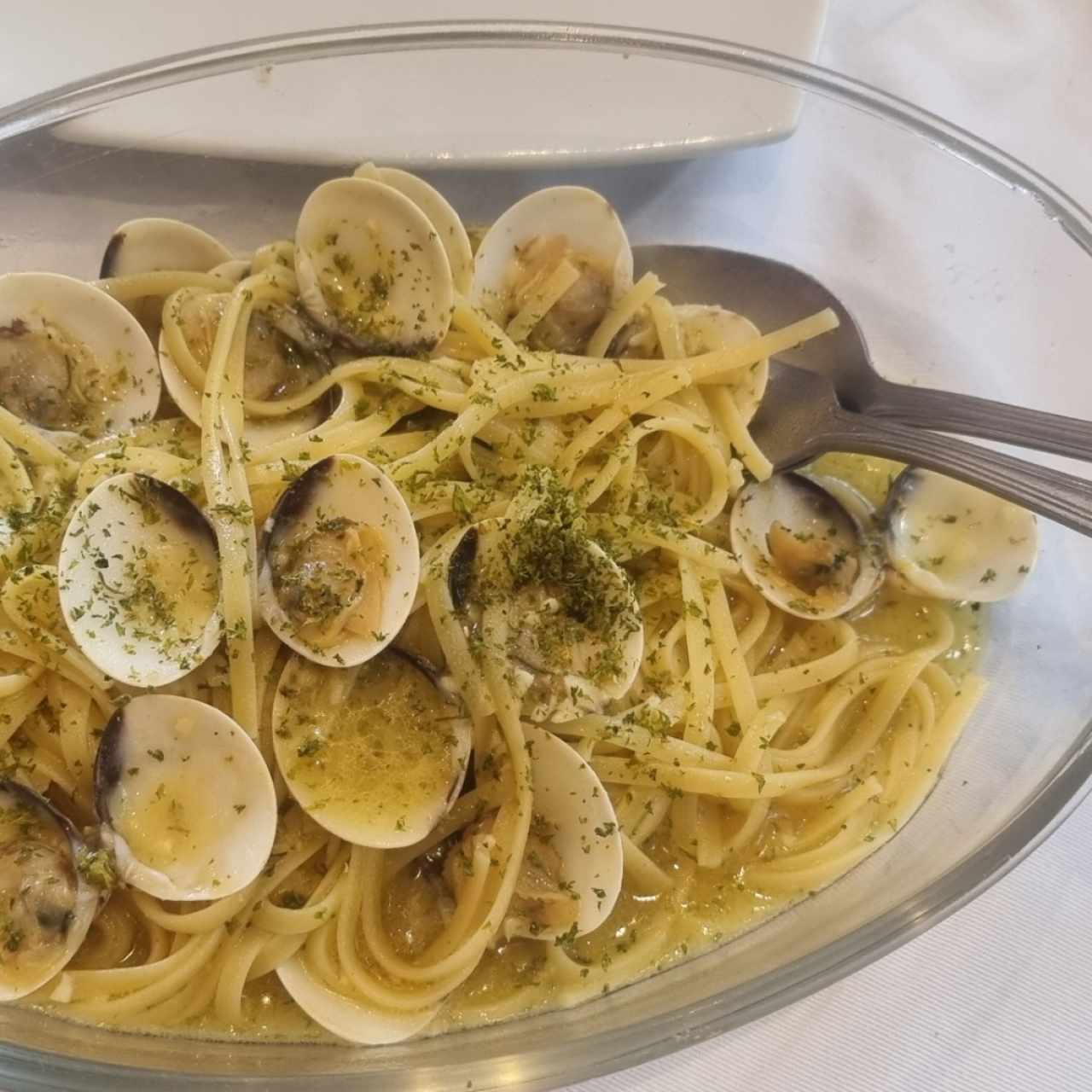 Linguini a la Vongole (con almejas)