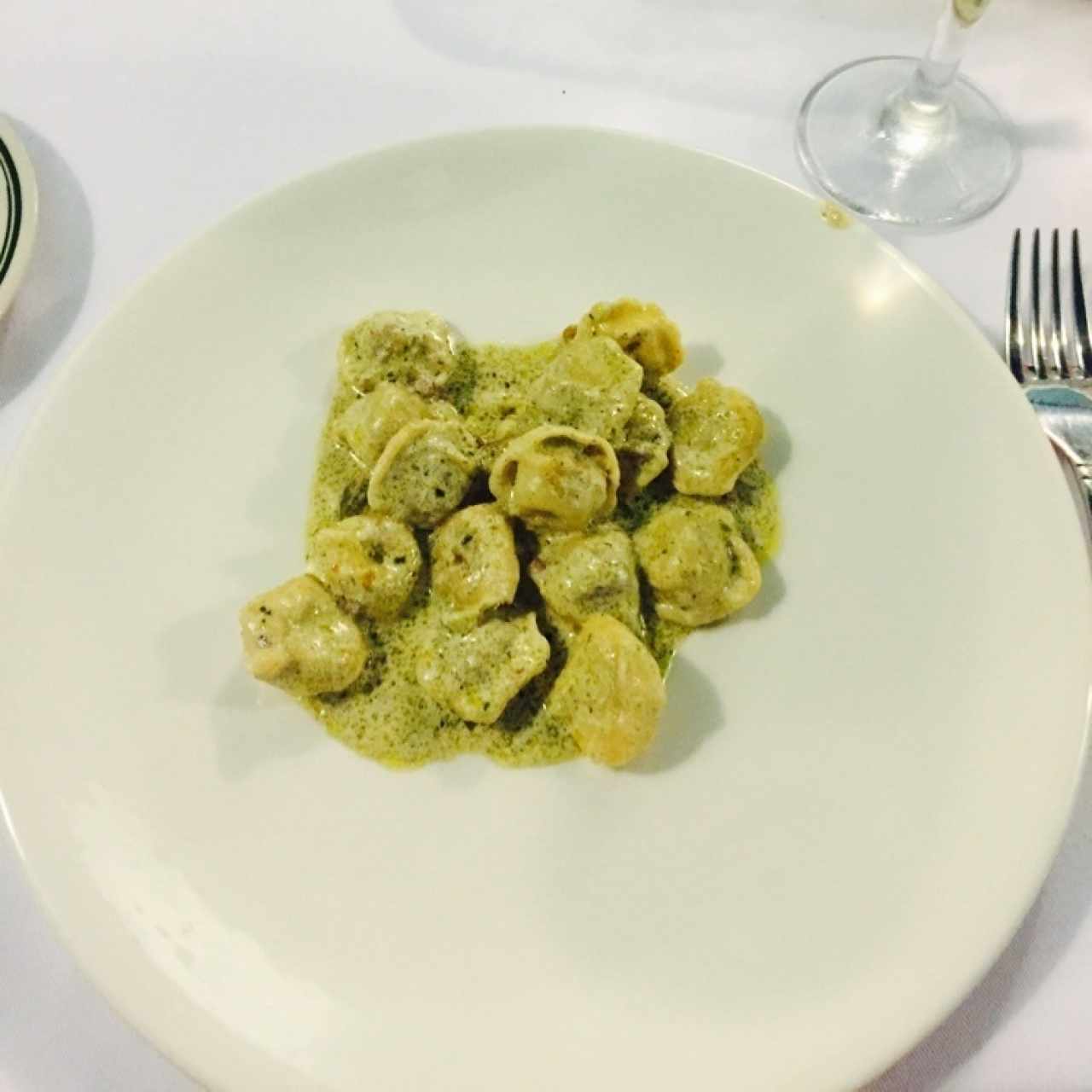 Pasta con ternera y pistacho