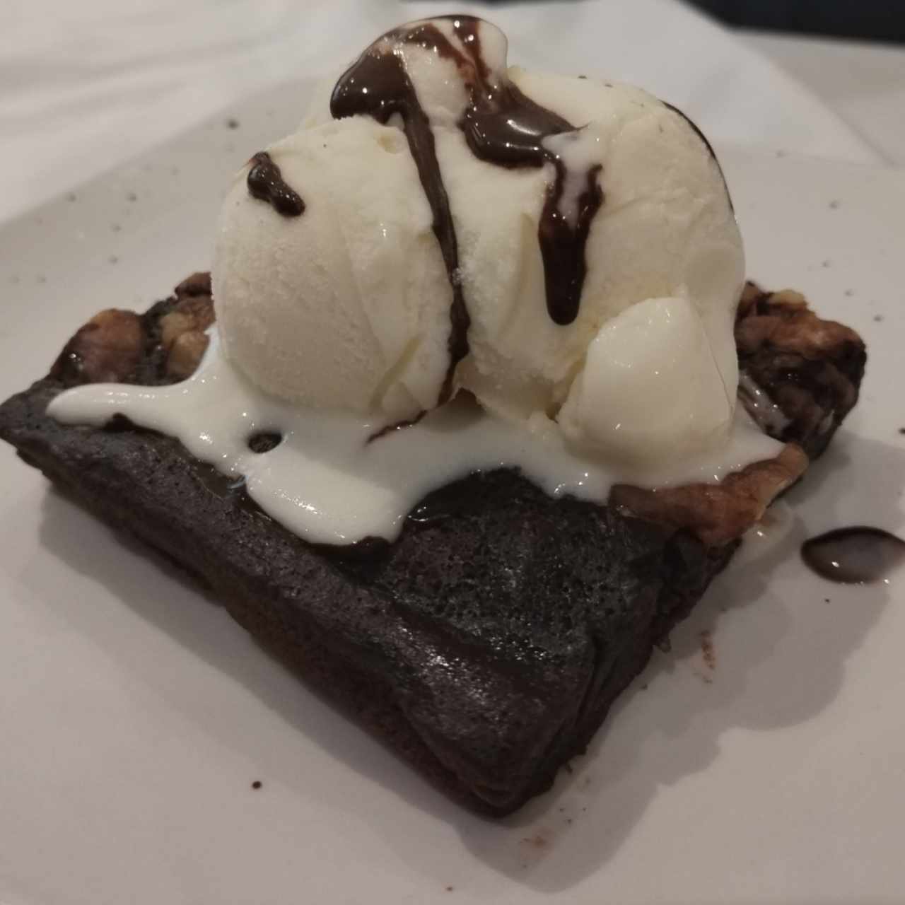 Brownie con Helado