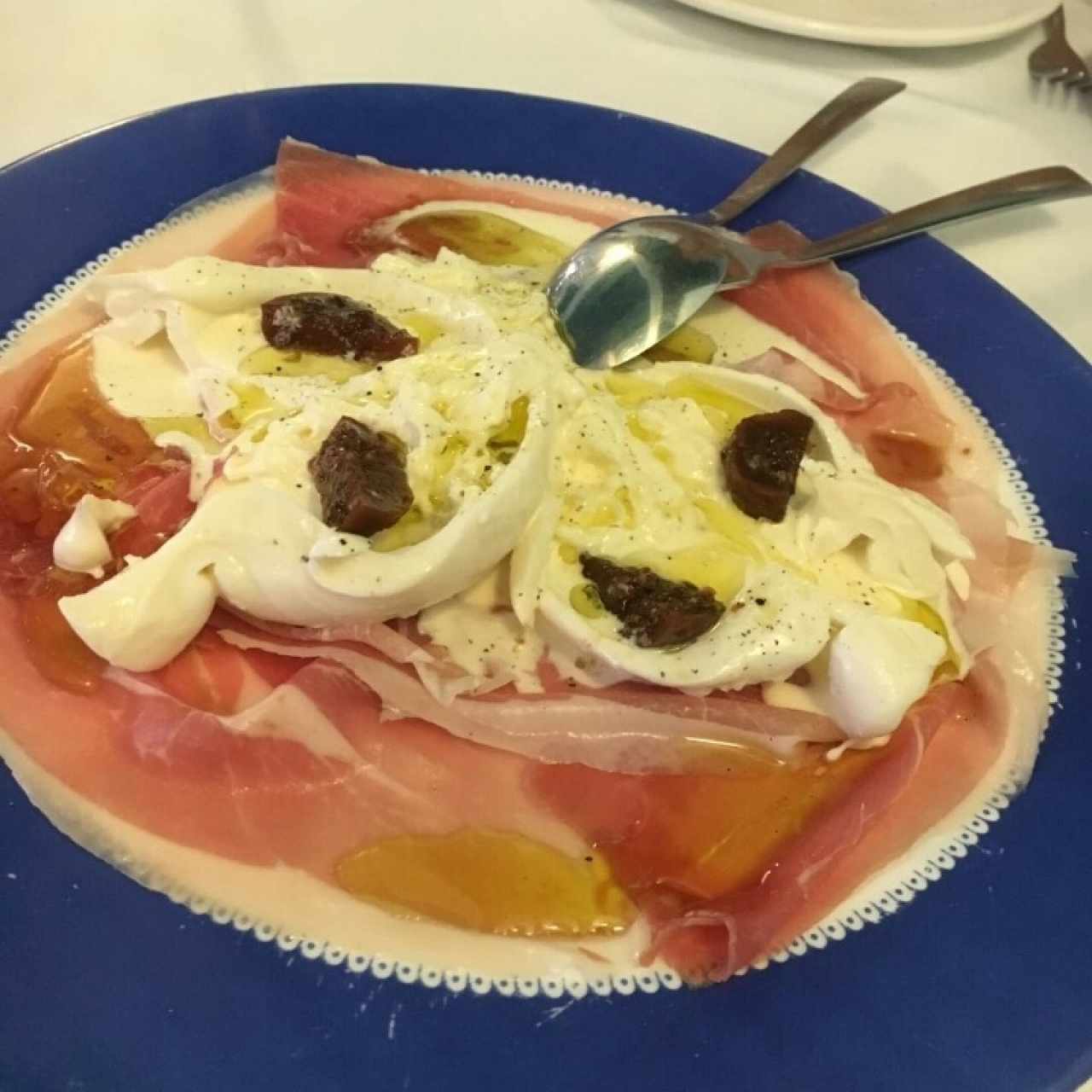 jamon y burrata