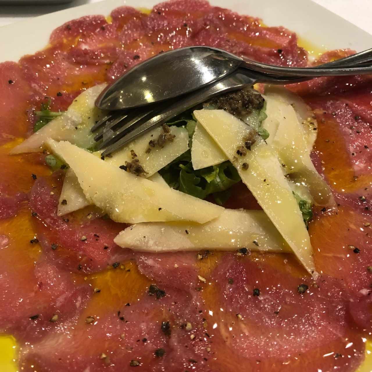 carpaccio de res