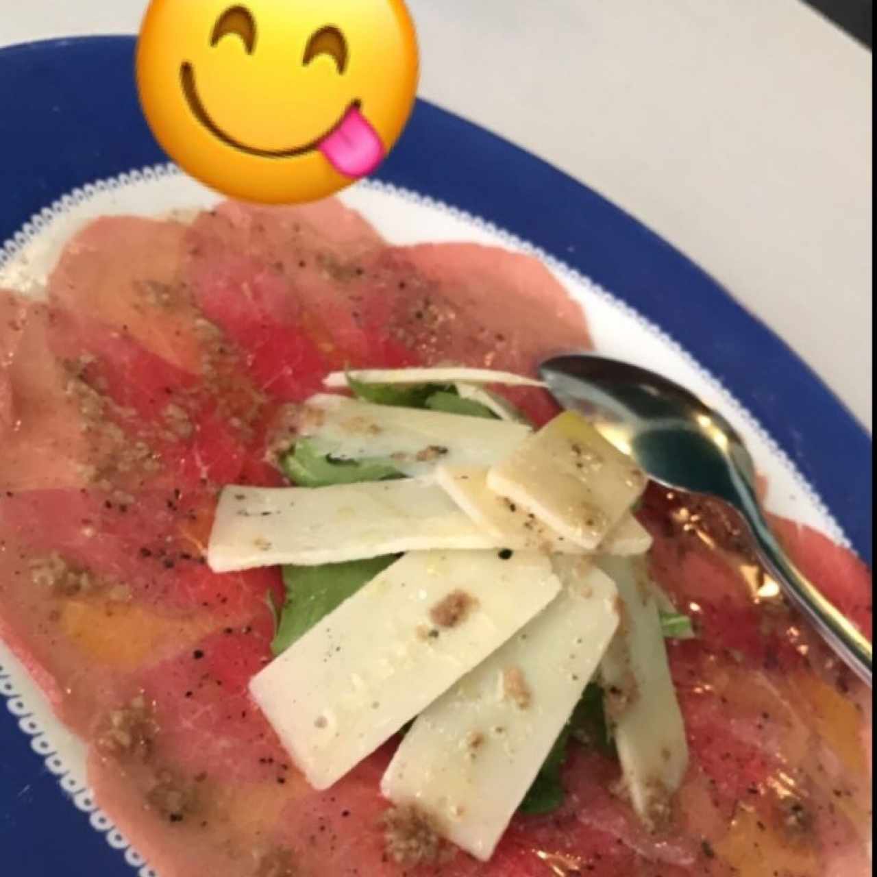 carpaccio de lomito