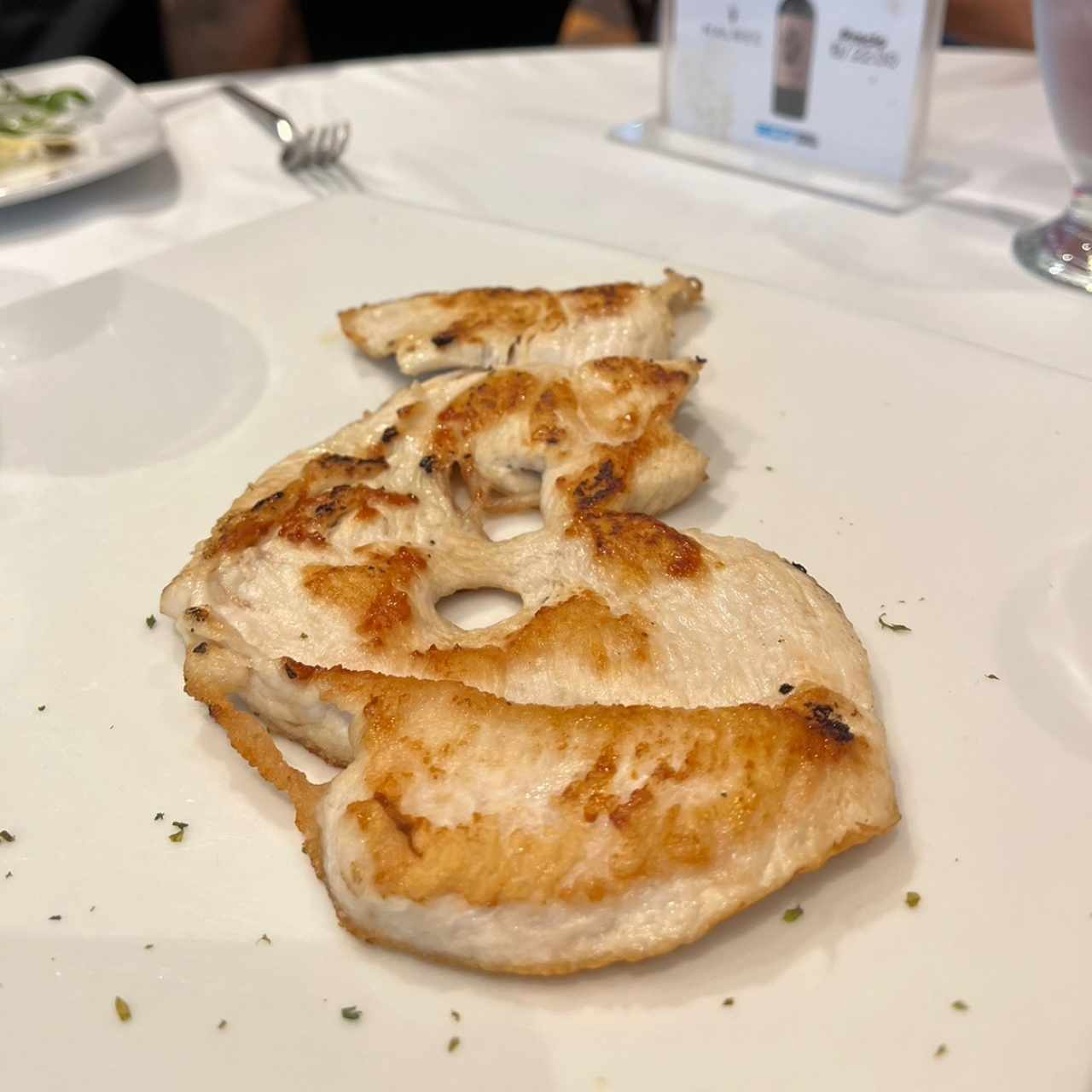 Pollo a la plancha