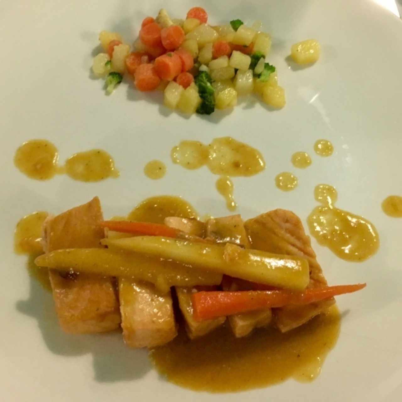 salmon con maracuya