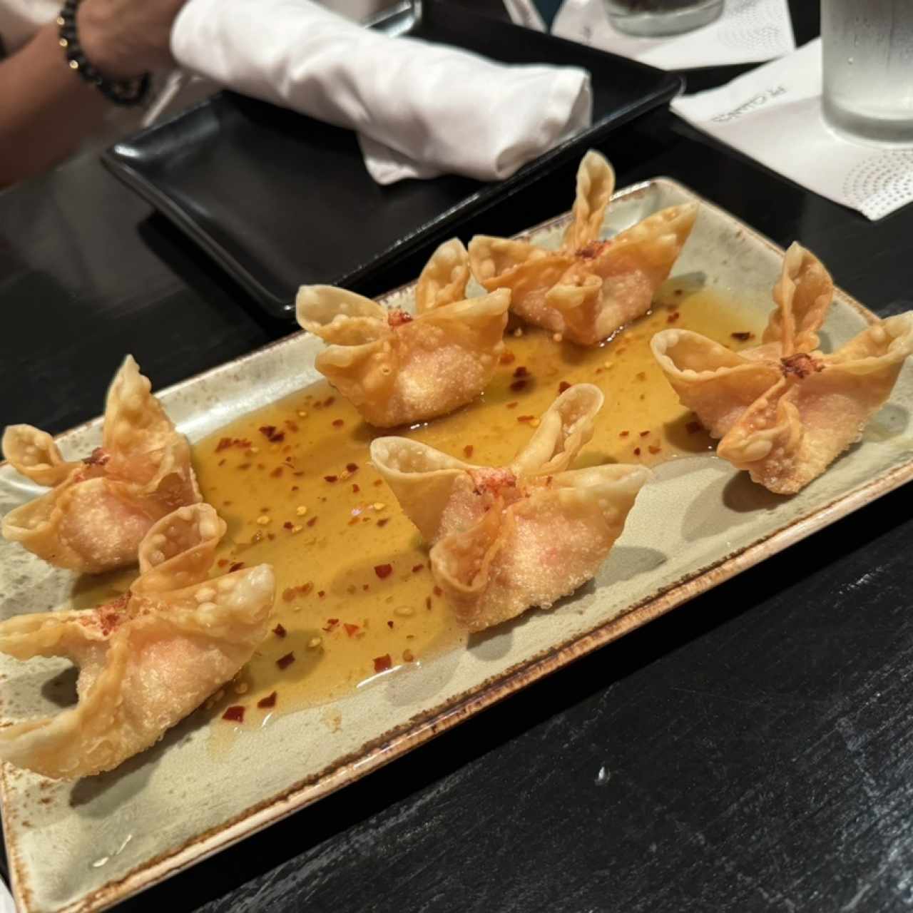 Hand -Folded Crab Wontons