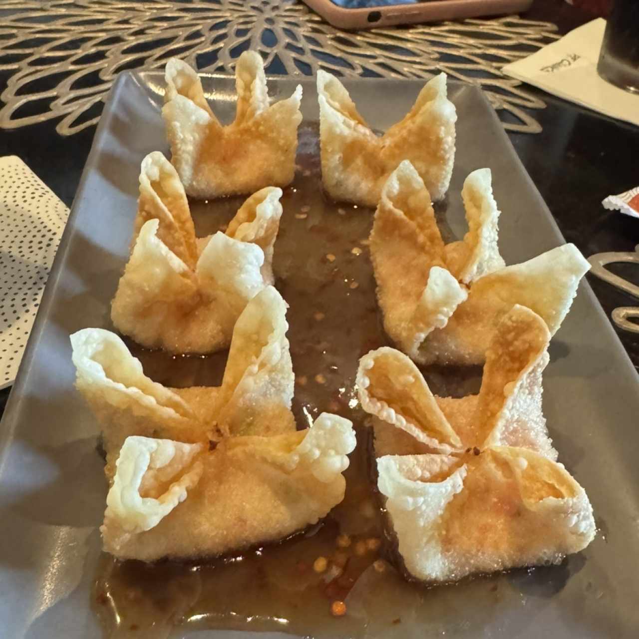 Hand -Folded Crab Wontons