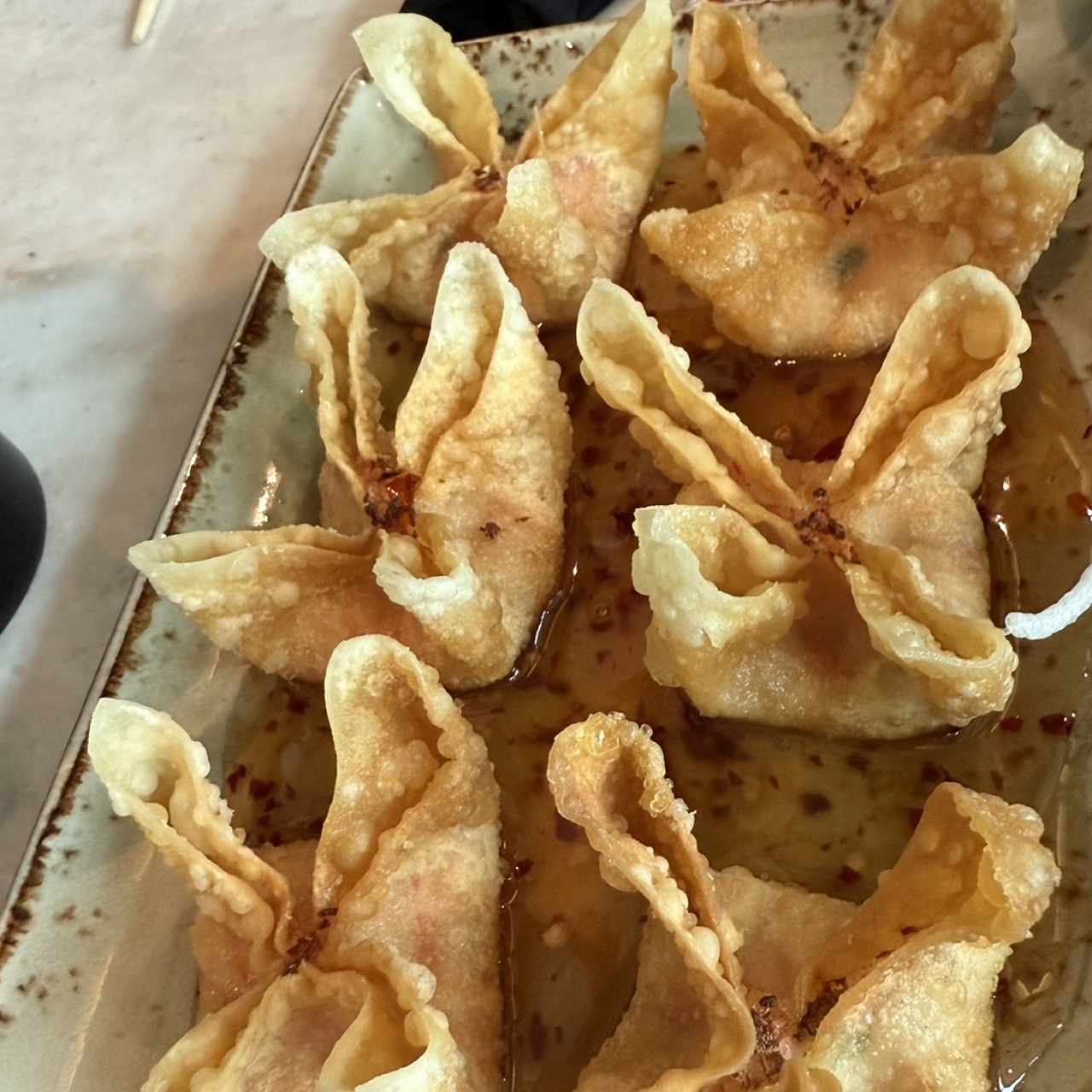 Hand -Folded Crab Wontons
