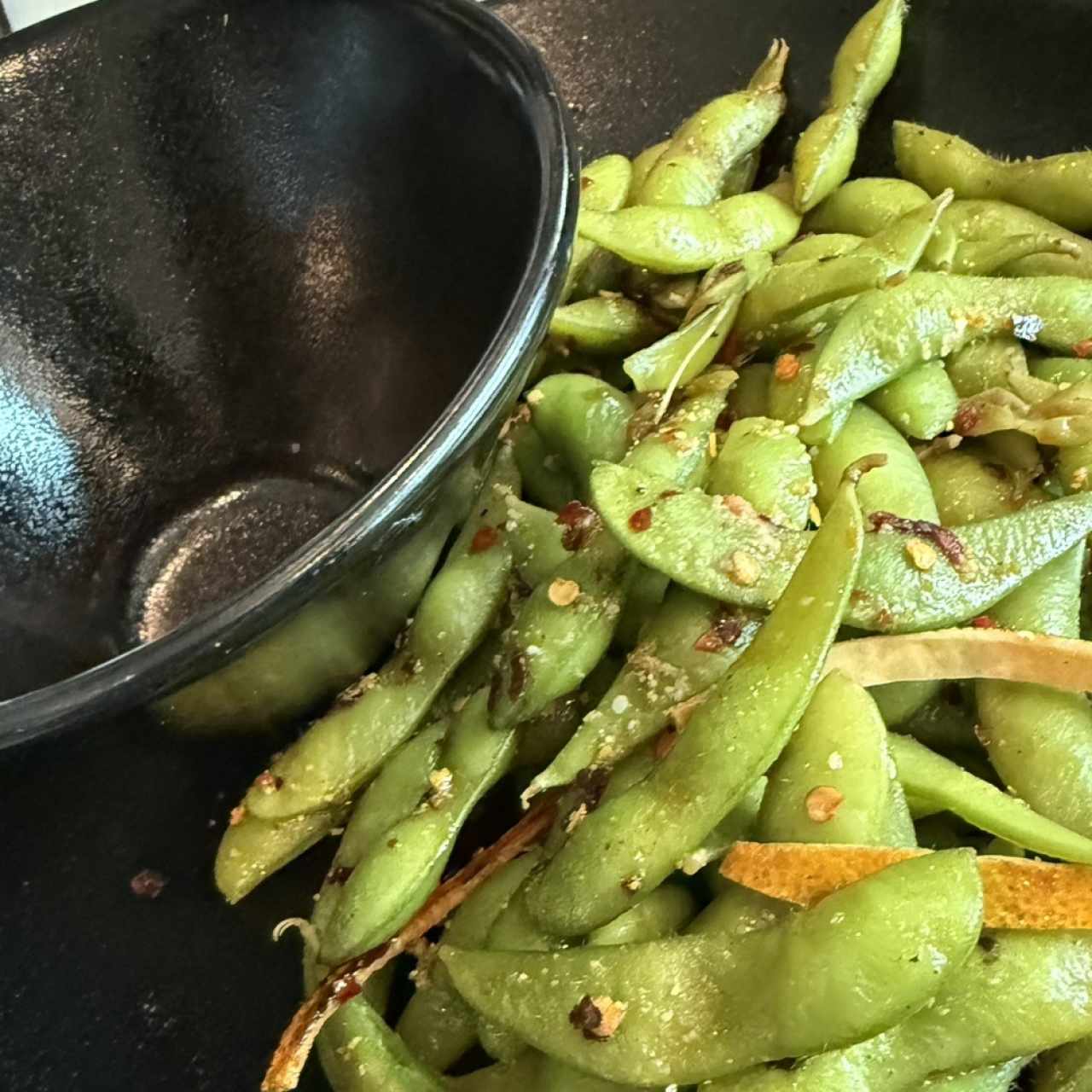 Entradas - Orange Ginger Edamame