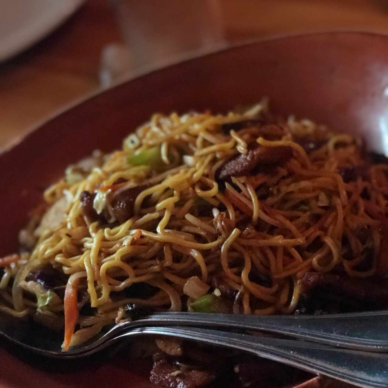 Fideos de puerco