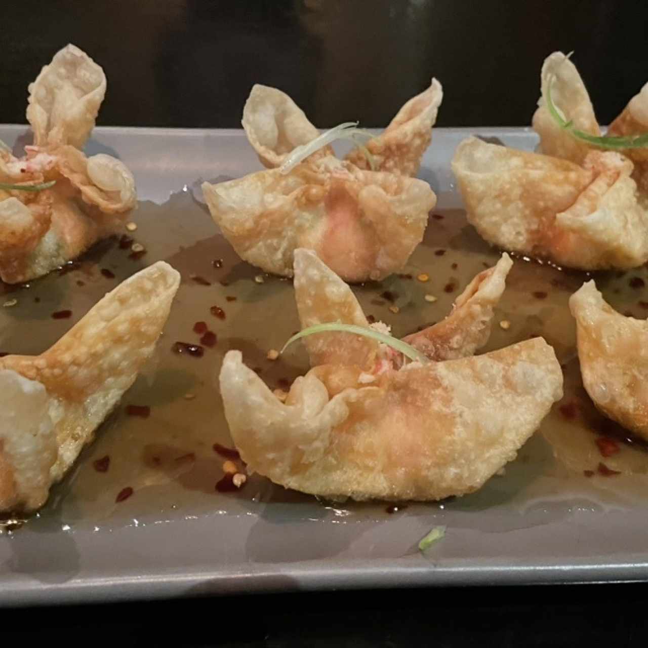 Hand -Folded Crab Wontons