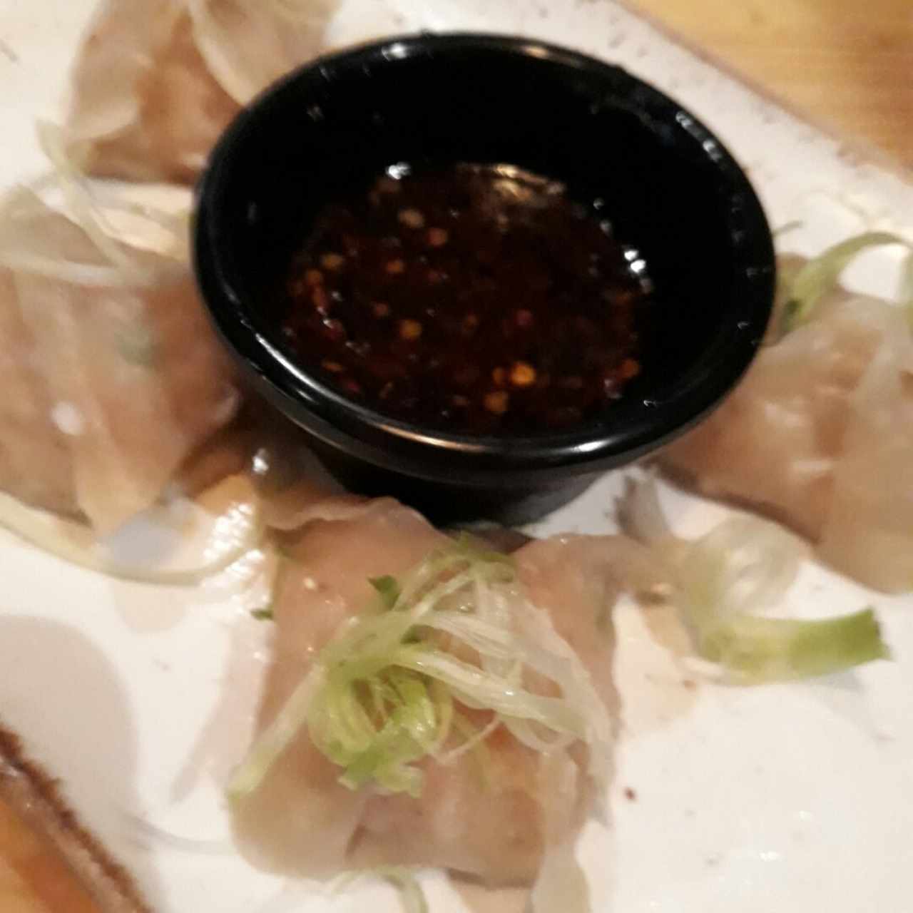 Dumpling de camarones