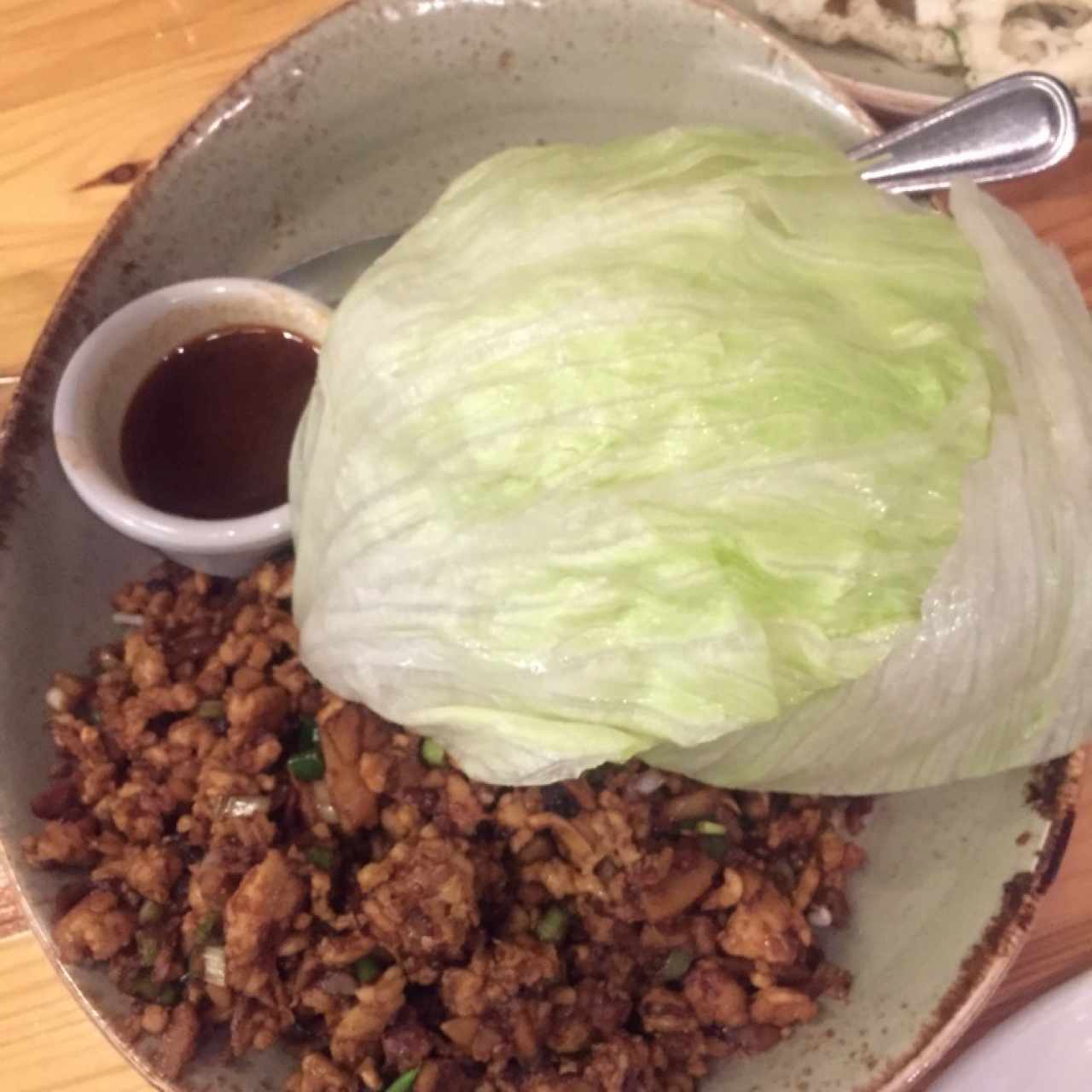 lettuce wrap de pollo