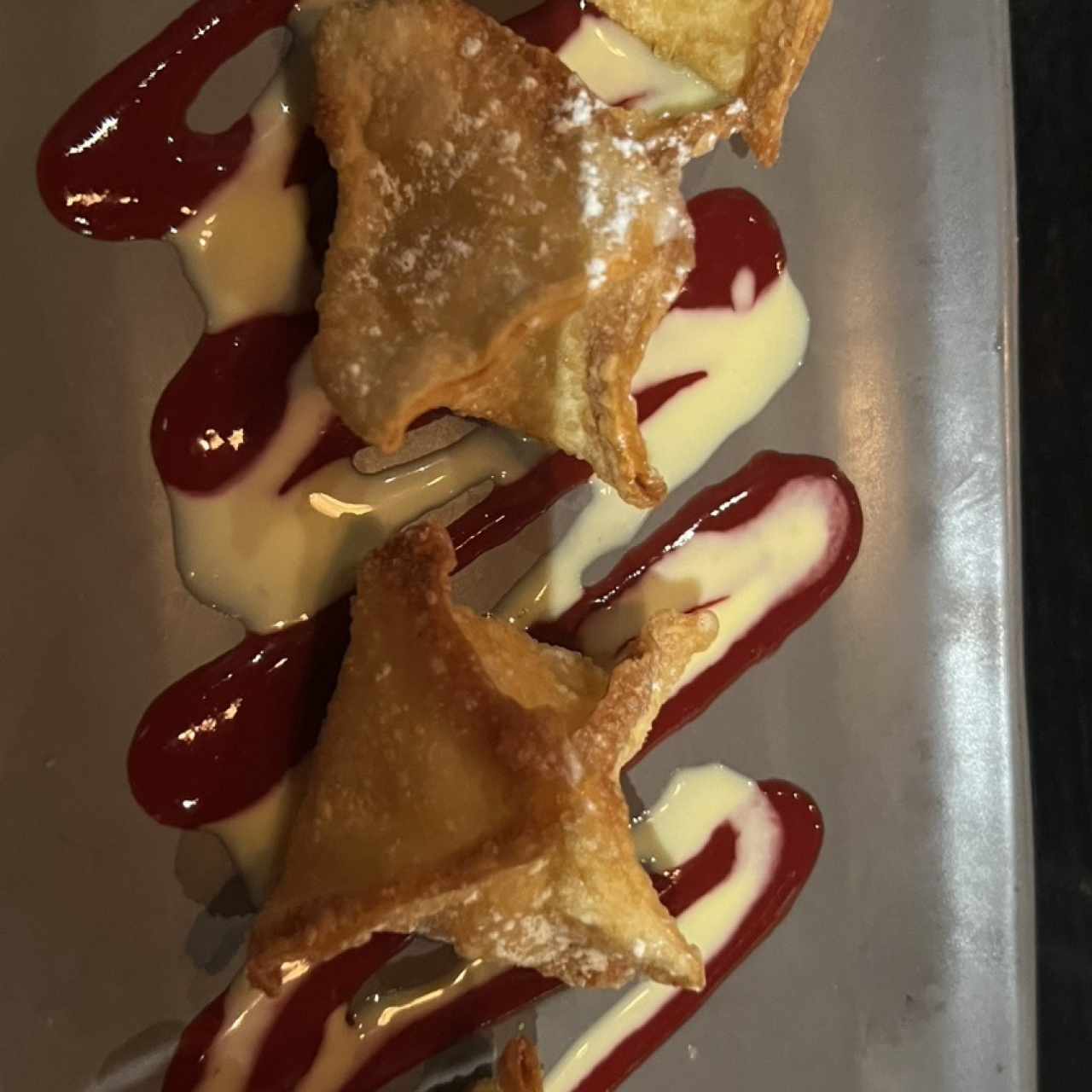 Postres - Cream Cheese Wontons