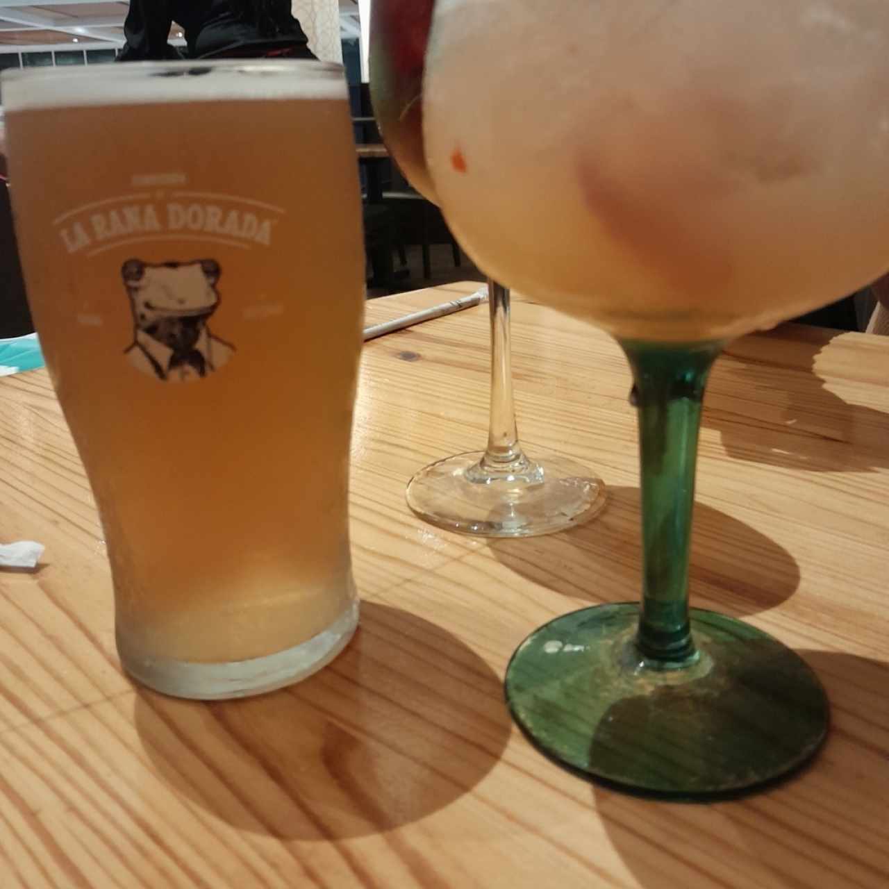 tragos y cerveza