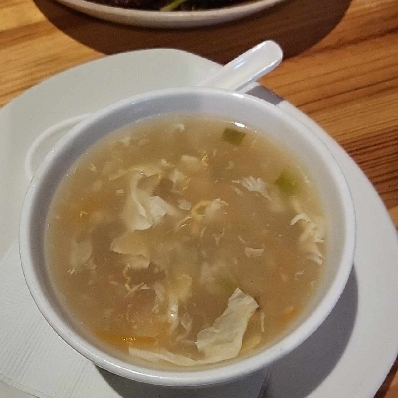 sopa de huevo