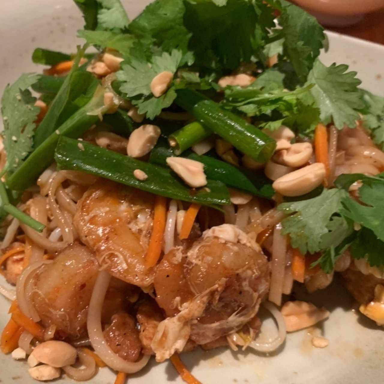 Pad thai de camaron